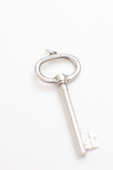 Tiffany & Co. Sterling Silver Open Oval Key Pendant