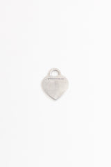Tiffany & Co. Sterling Silver Heart Tag Notes Pendant