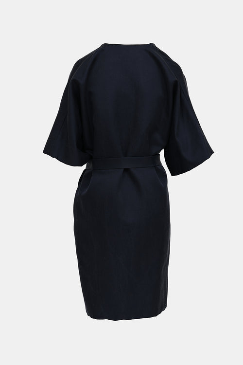 Lanvin Half Sleeve Wrap Coat