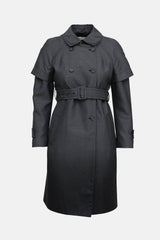 Prada 2007 Double Breasted Trench Coat