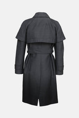 Prada 2007 Double Breasted Trench Coat