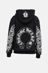 Chrome Hearts Horseshoe Print Hoodie