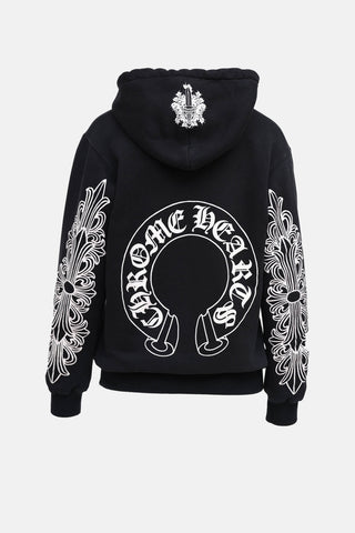 Chrome Hearts Horseshoe Print Hoodie