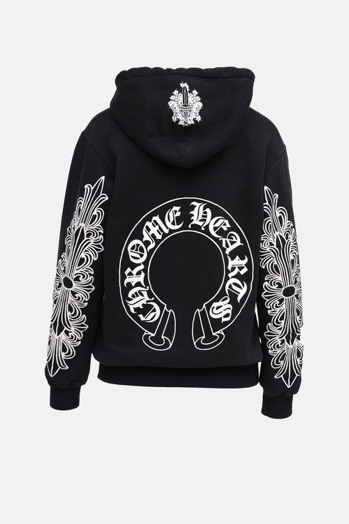 Chrome Hearts Horseshoe Print Hoodie