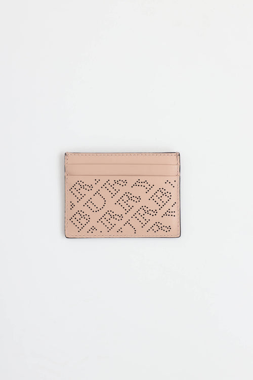 Burberry Perforated Card Holder