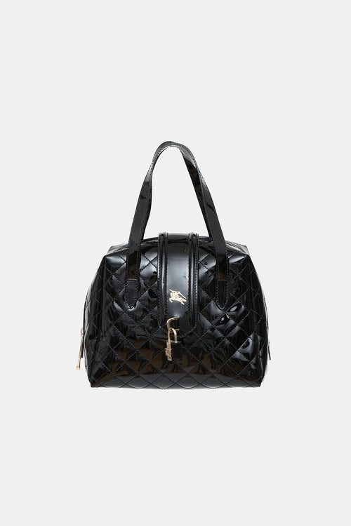 Burberry Patent Baby Quilted Manor Bag