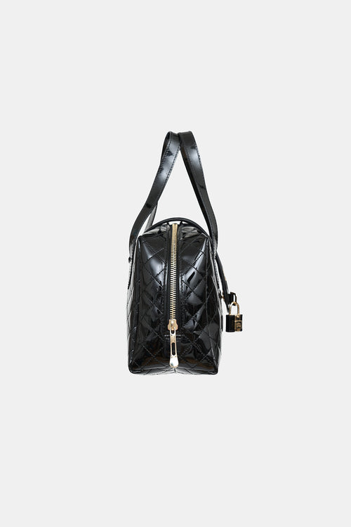 Burberry Patent Baby Quilted Manor Bag