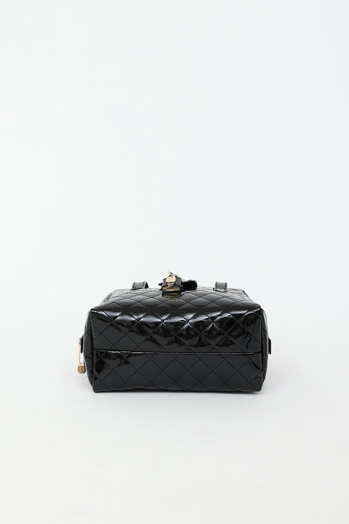 Burberry Patent Baby Quilted Manor Bag