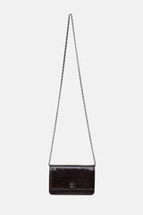 Chanel 2010-2011 Patent Camellia Wallet on Chain