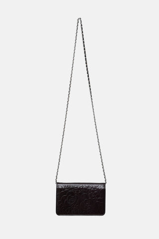Chanel 2010-2011 Patent Camellia Wallet on Chain