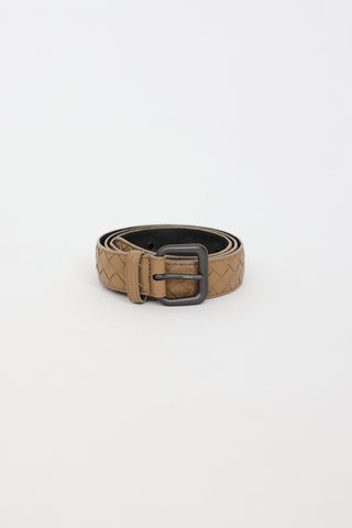 Bottega Veneta Intrecciato Woven Belt