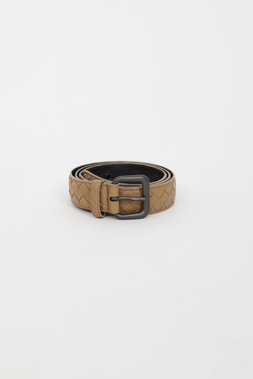 Bottega Veneta Intrecciato Woven Belt