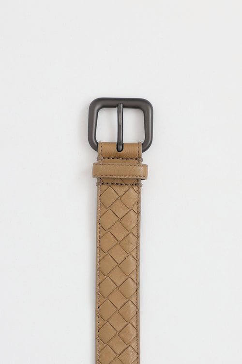 Bottega Veneta Intrecciato Woven Belt