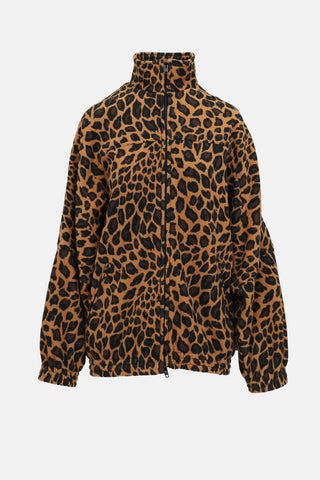 Balenciaga Patterns Fleece Jacket