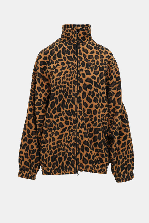 Balenciaga Patterns Fleece Jacket