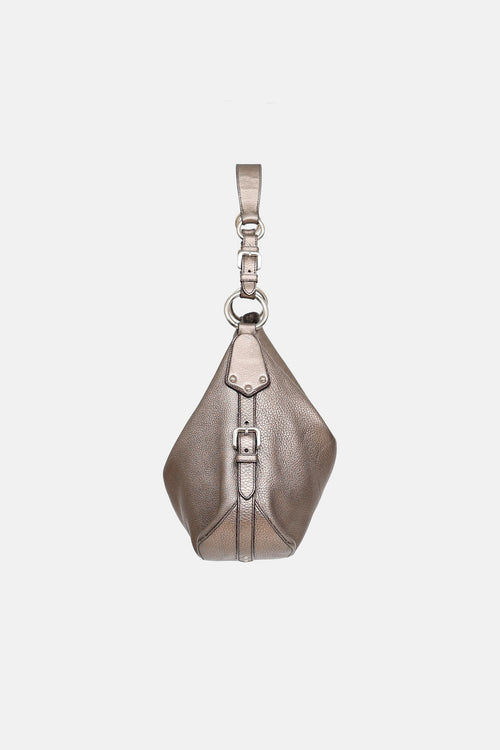 Prada Metallic Vitello Daino Canapa Bag