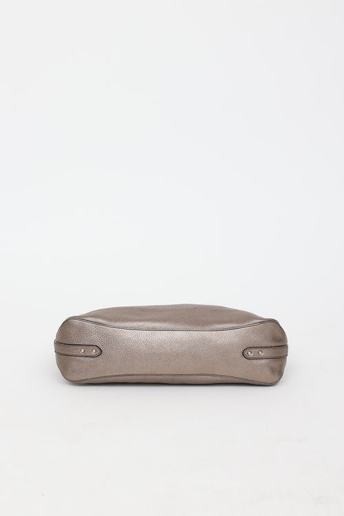 Prada Metallic Vitello Daino Canapa Bag