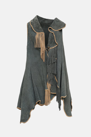 VSP Archive Suede Fringe Vest