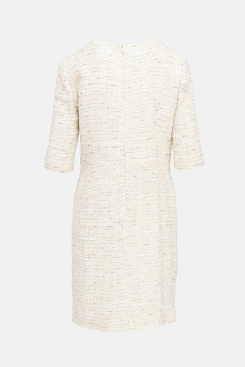Oscar de la Renta Tweed Dress