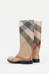 Burberry Nova Check Rubber Boot