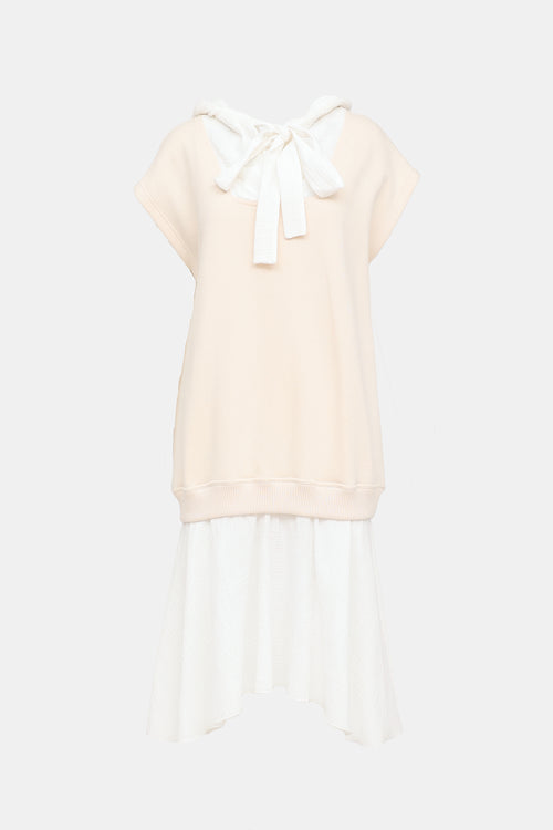 See By Chloé Layered Hooded Dress