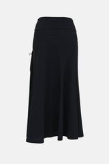 Sarah Pacini Toggle Pocket Midi Skirt