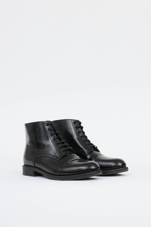 Celine Patent Ankle Boot