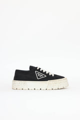 Prada Re-Nylon Wheel Platform Sneaker