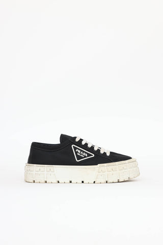 Prada Re-Nylon Wheel Platform Sneaker