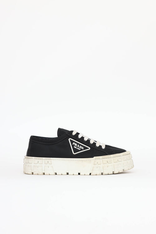 Prada Re-Nylon Wheel Platform Sneaker