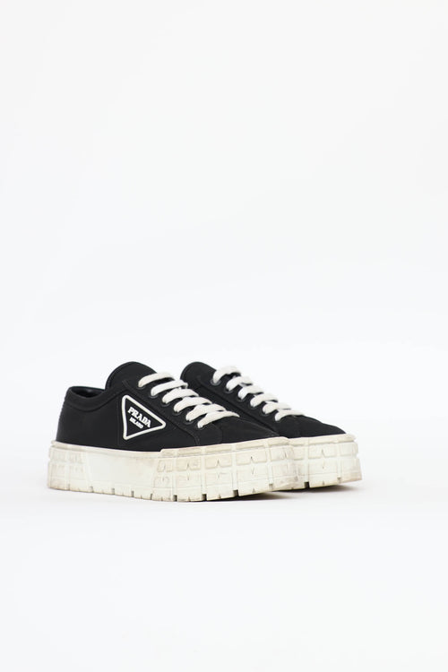 Prada Re-Nylon Wheel Platform Sneaker