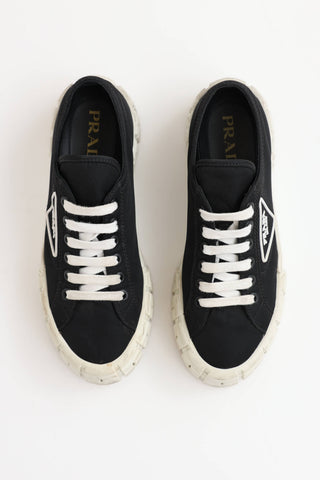 Prada Re-Nylon Wheel Platform Sneaker