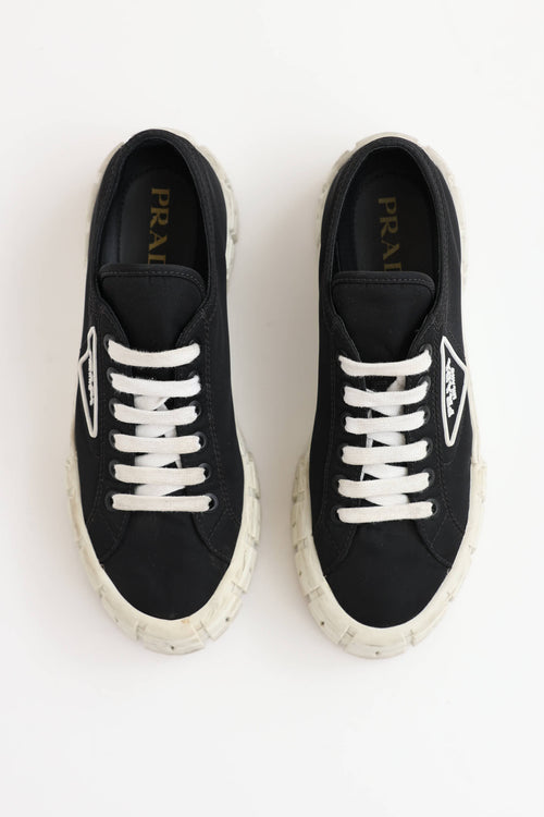 Prada Re-Nylon Wheel Platform Sneaker