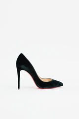 Christian Louboutin Velluto Stamp Iriza 100 Pump
