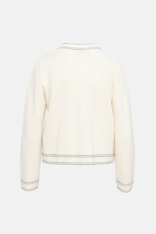 Tory Burch Contrast Stitch Jacket