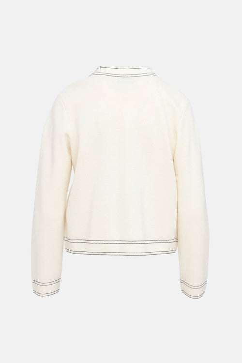 Tory Burch Contrast Stitch Jacket