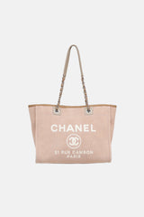 Chanel 2017 Small Canvas Deauville Tote Bag