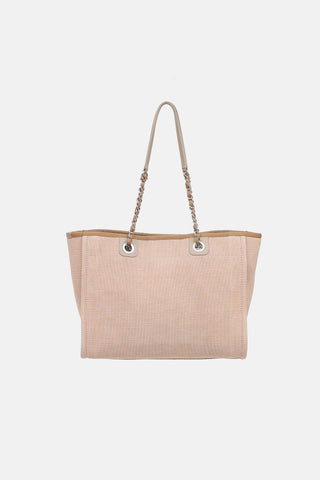 Chanel 2017 Small Canvas Deauville Tote Bag