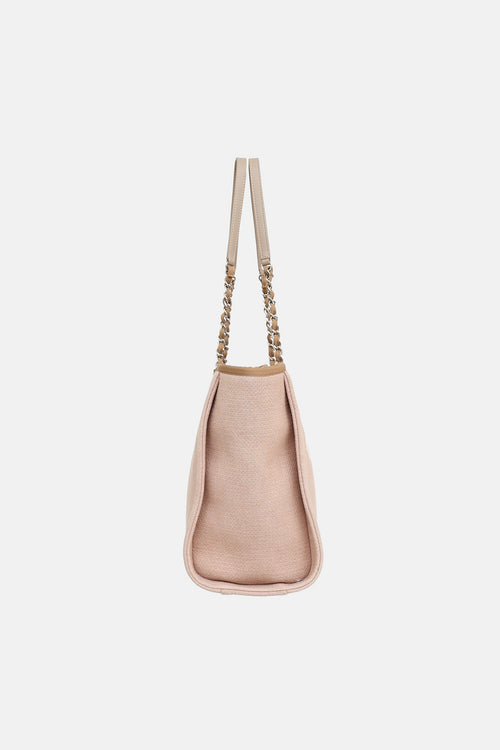 Chanel 2017 Small Canvas Deauville Tote Bag
