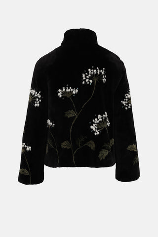 Fur Floral Coat