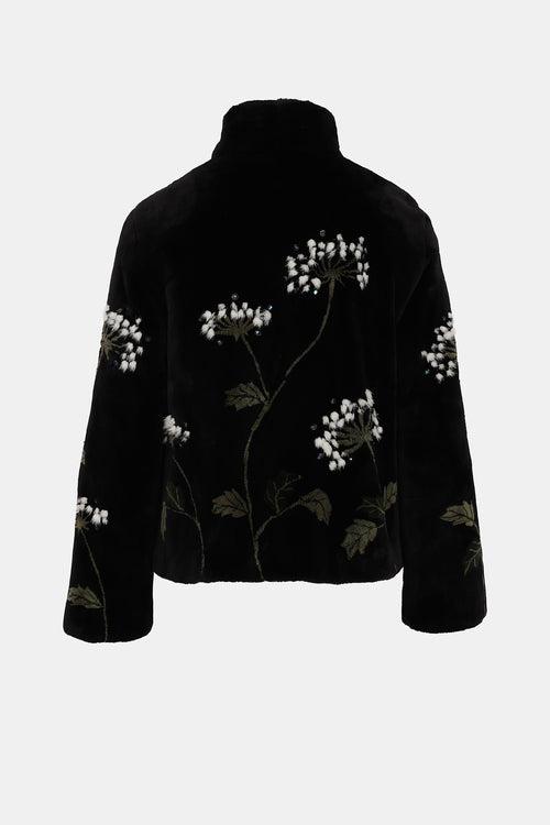 Fur Floral Coat