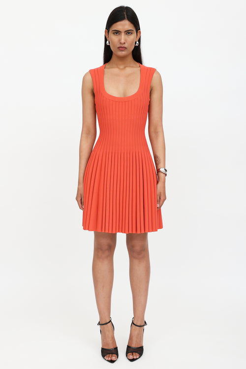 Alaïa Knit Ribbed Dress