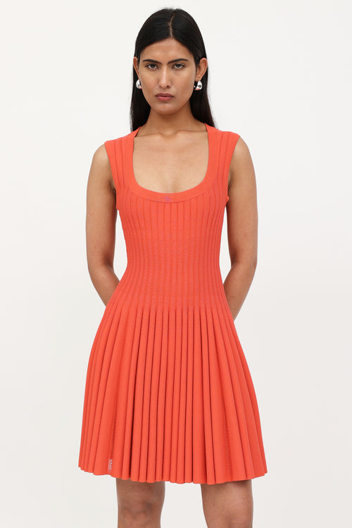 Alaïa Knit Ribbed Dress