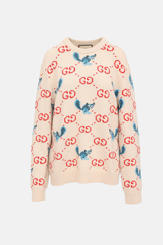 Gucci X Freya Hartas Graphic Sweater