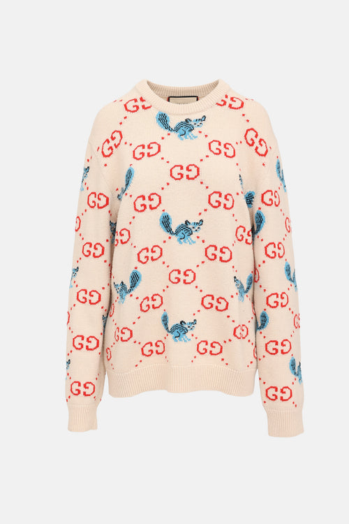Gucci X Freya Hartas Graphic Sweater