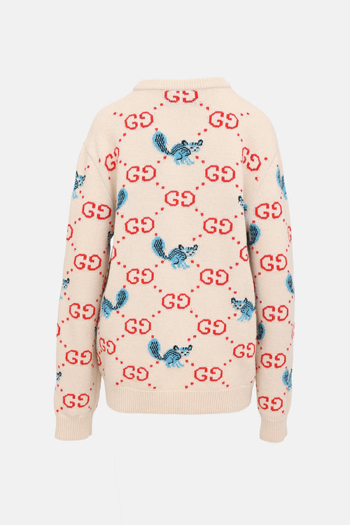 Gucci X Freya Hartas Graphic Sweater