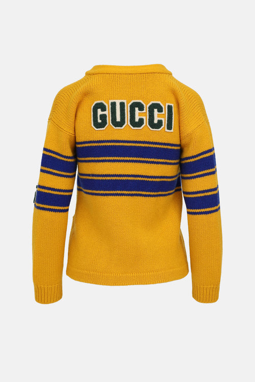 Gucci Varsity Knit Cardigan