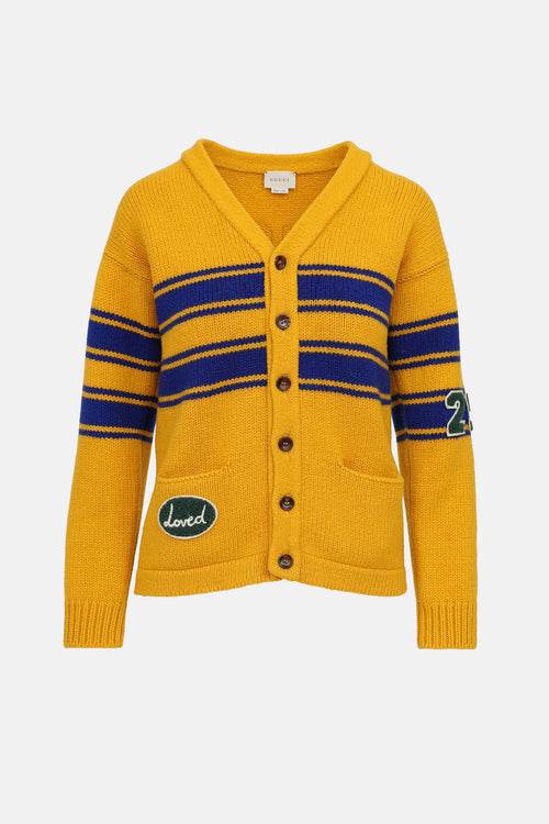 Gucci Varsity Knit Cardigan