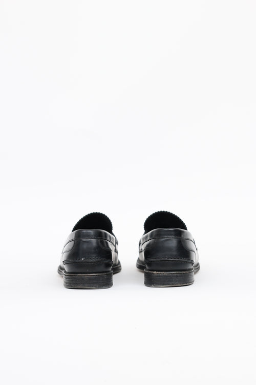 Fendi Leather Baguette Loafer