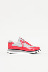 Prada Sport Patent & Mesh Sneaker